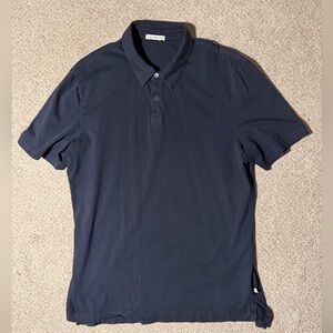 James Perse Sueded Jersey Polo Size 2